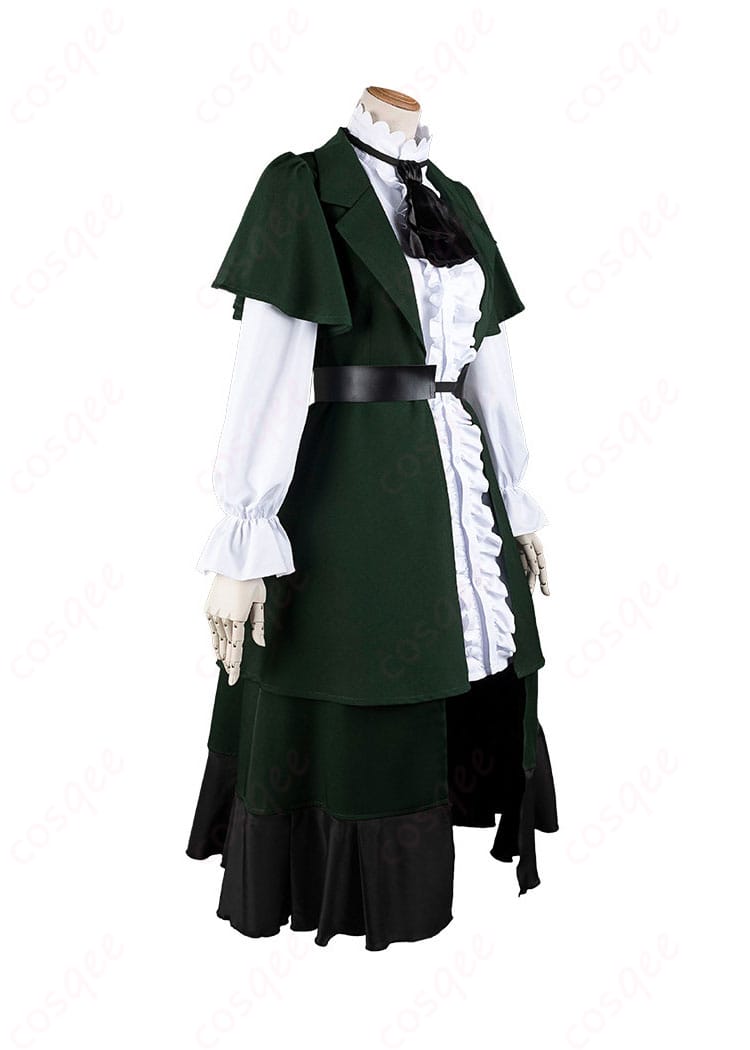 商品右側のコスプレ衣装画像。三船栞子のコスプレ衣装の全体がよく見える角度です。