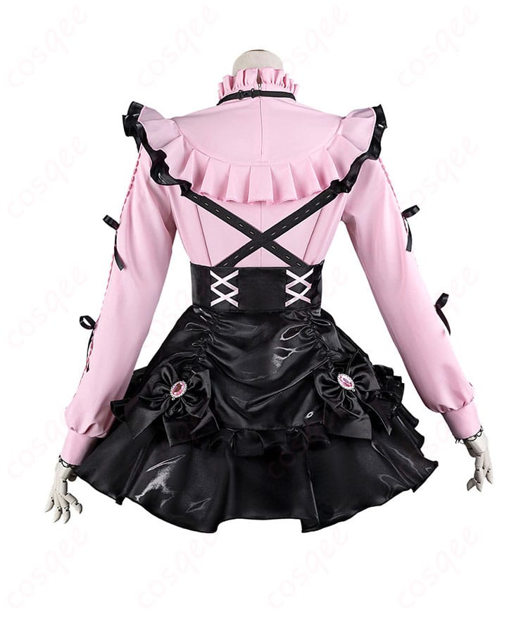 ラブライブ!虹ヶ咲学園スクールアイドル同好会 近江彼方 コスプレ衣装の背面画像。背面の細部に注目。