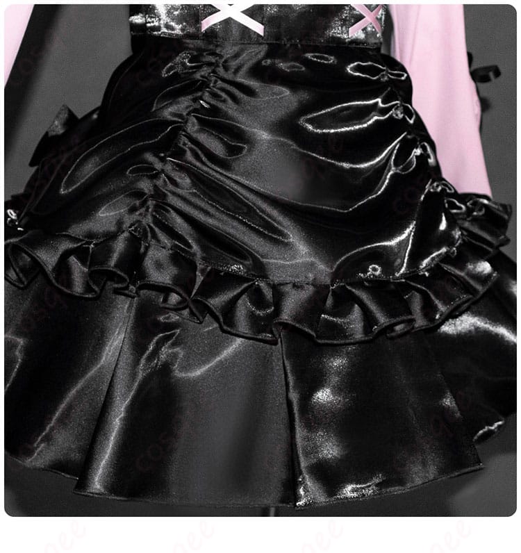 ラブライブ!虹ヶ咲学園スクールアイドル同好会 近江彼方 コスプレ衣装のスカート装飾の詳細画像。豪華なデザインが特徴。