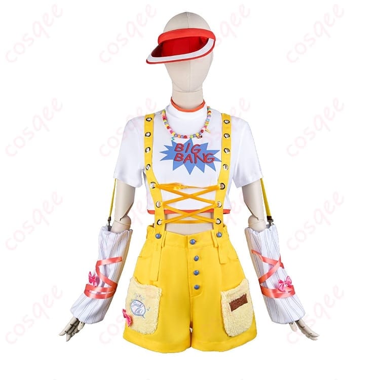 学園アイドルマスター 藤田ことねのイエローが映えるコスプレ衣装で、元気キュートにステージ映え - 1枚目の画像