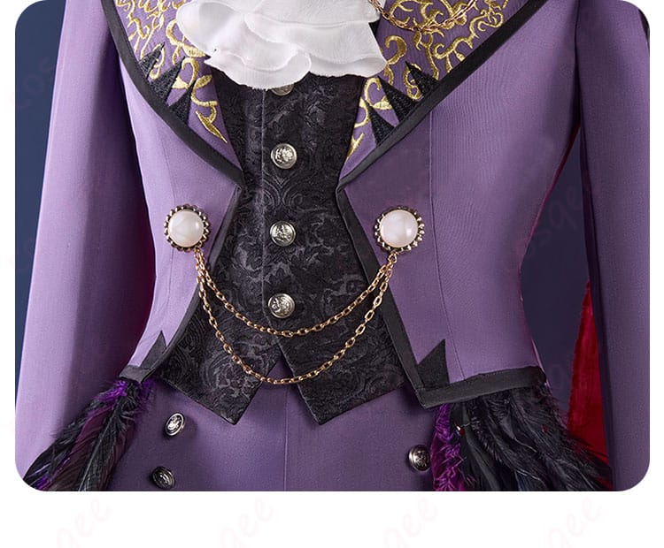 IdentityV フレデリック・クレイバーグ コスプレ衣装 衣装の門襟装飾 高級感のあるデザイン