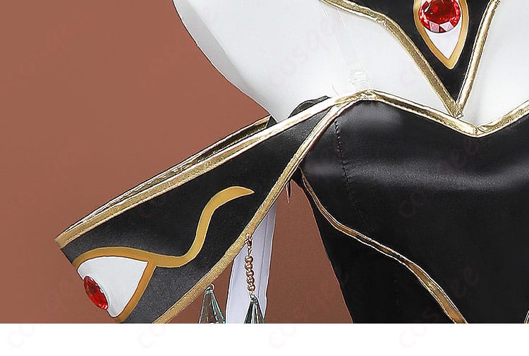 コードギアス C.C. コスプレ衣装の装飾細部画像