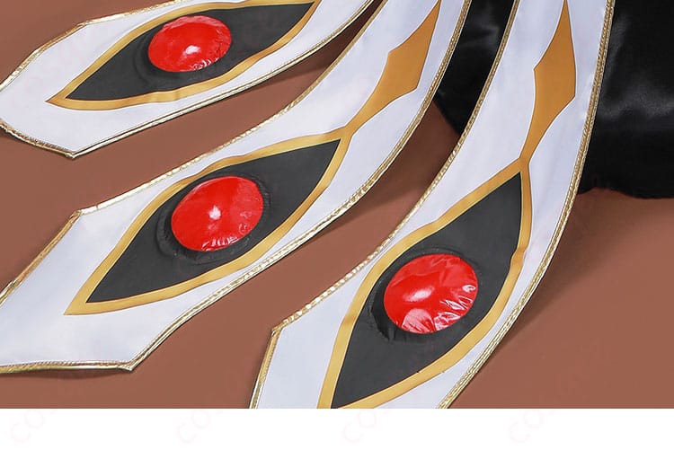 C.C.コスプレ衣装の衣裾装飾詳細