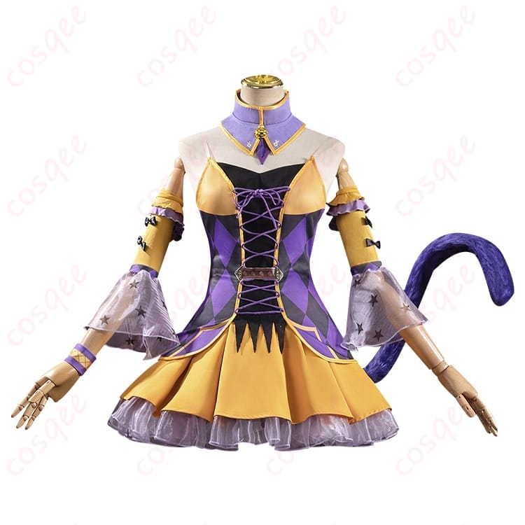 レムのハロウィンNightをキュートに再現するダークメイド風コスプレ衣装 - 1枚目の画像