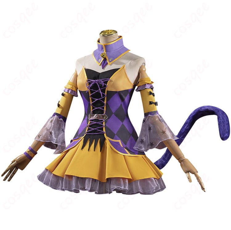 商品側面画像。衣装の横からの視点、ディテールがよくわかります。