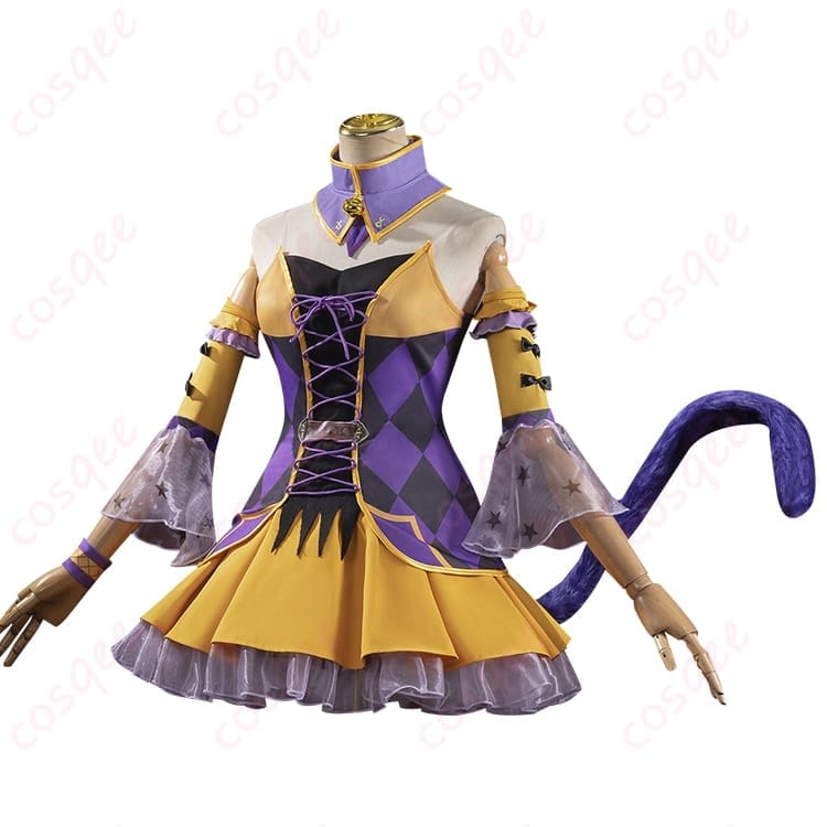 レムのハロウィンNightをキュートに再現するダークメイド風コスプレ衣装 - 2枚目の画像