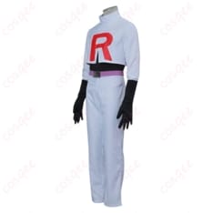 ポケモンのロケット団 コジロウ制服コスプレ 衣装一式で写真映えと動きやすさを両立 - 2枚目の画像（サムネイル）