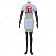 ポケモン ムサシのロケット団制服コスプレ 衣装一式で即完成・撮影もイベントも快適 - 1枚目の画像（サムネイル）
