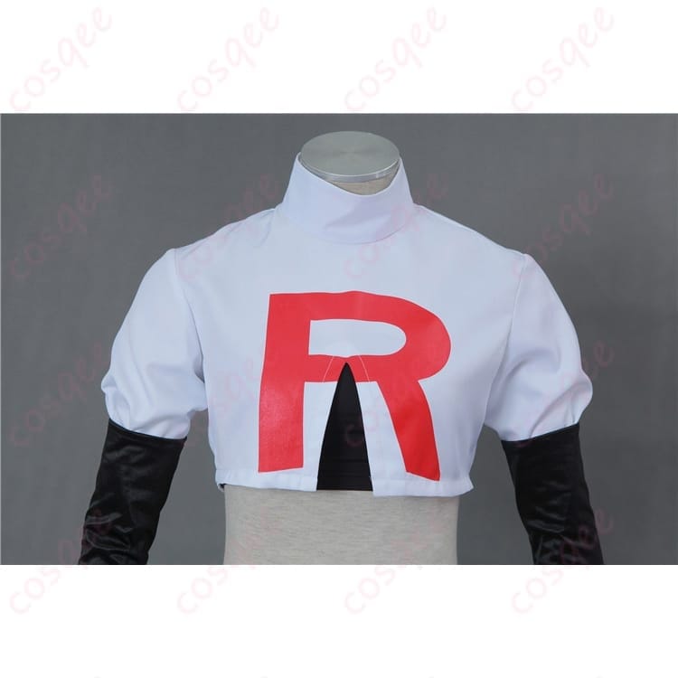 ポケモン ムサシのロケット団制服コスプレ 衣装一式で即完成・撮影もイベントも快適 - 5枚目の画像