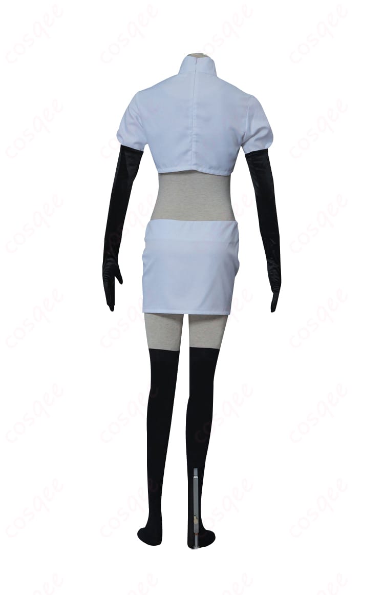 ポケモン ムサシ コスプレ衣装 背面画像、背中部分のディテールを確認。