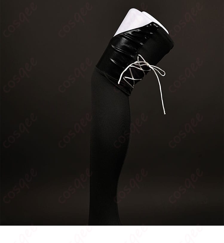 芳澤かすみ 怪盗服 コスプレ衣装 靴装飾細部