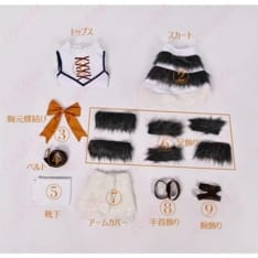 回復術士のやり直し セツナ 氷狼族風コスプレ｜軽やかシルエットで写真映え - 5枚目の画像（サムネイル）