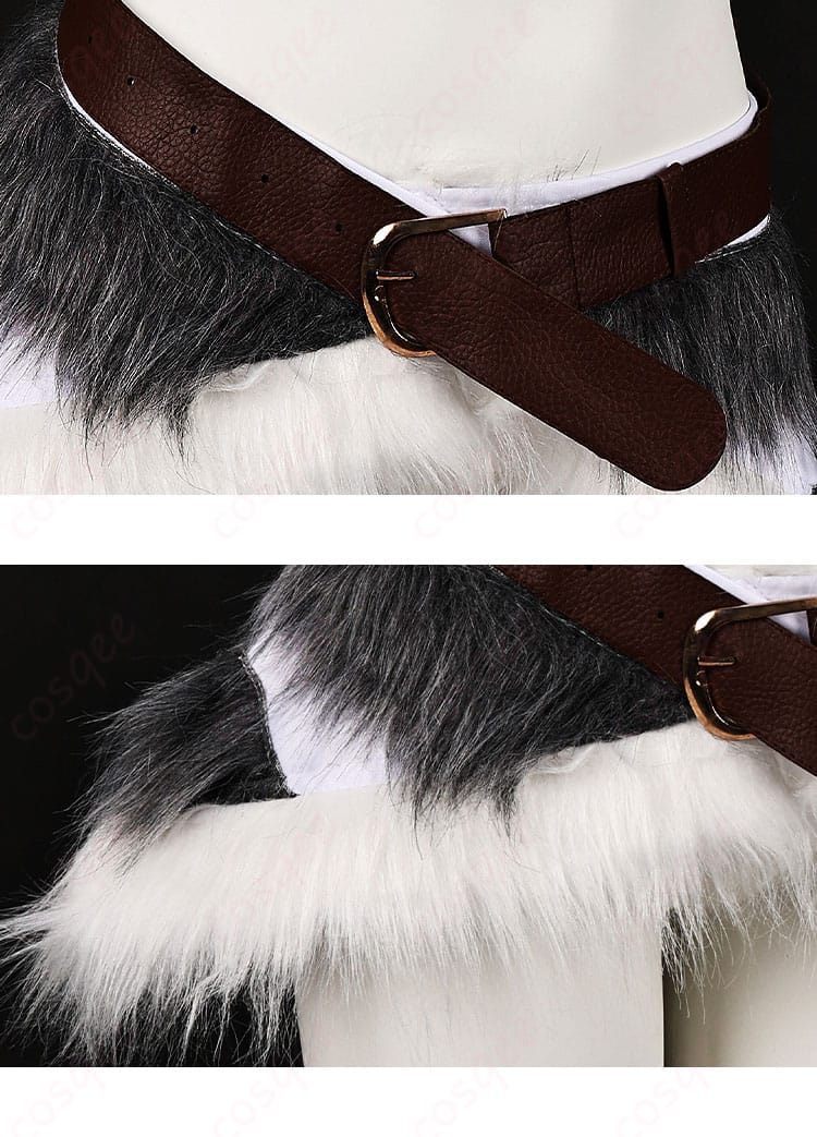 ベルト装飾の詳細画像 - セツナ コスプレ衣装のベルトの精密なデザインをアップで紹介。