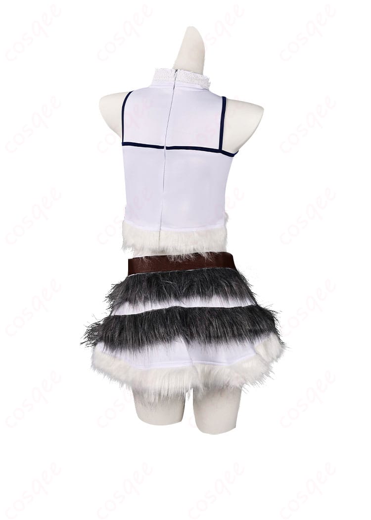 商品背面画像 - セツナ コスプレ衣装の背面図、衣装全体のバランスがわかる。