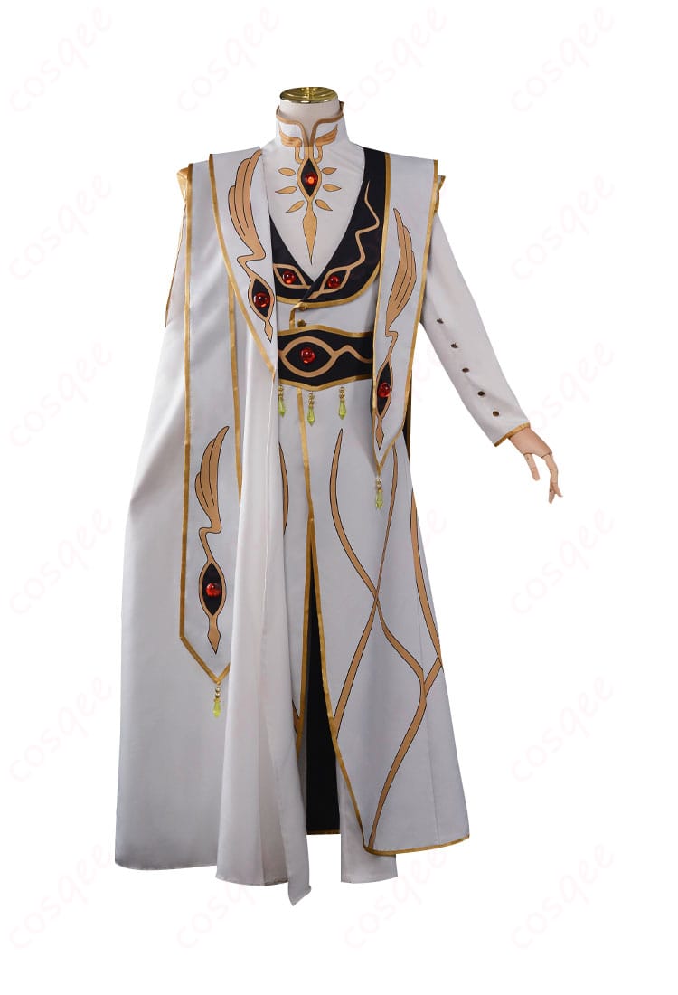 商品正面画像 - 高忠実度再現のルルーシュ・ランペルージ皇帝コスプレ衣装。完璧なデザインでコスプレイベントに最適。