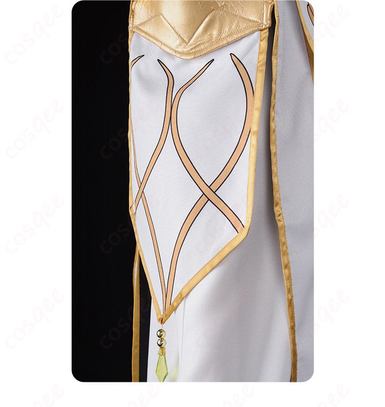 衣肩の装飾詳細画像 - ルルーシュのコスプレ衣装の肩飾りの詳細。上品で豪華なデザインが特徴。