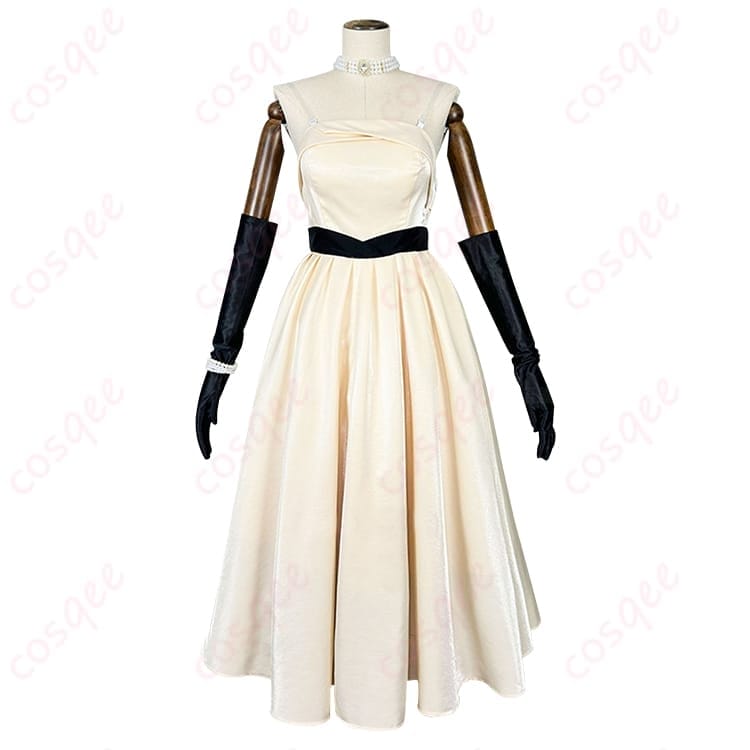 恋と深空 女主人公『白に溶ける』清楚系コスプレ衣装 写真映えして着心地も快適 - 1枚目の画像