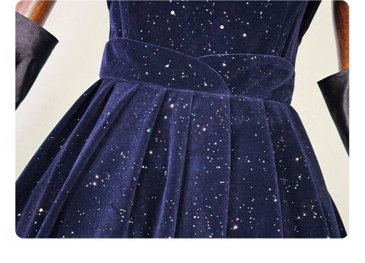 腰部装飾ディテール画像 - 腰部の装飾が施された美しいデザインのコスプレ衣装。プレイヤーらしい魅力的なスタイル。