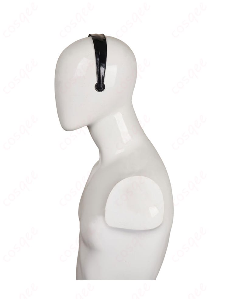 頭飾りの側面写真 - 頭飾りの側面からのビュー。デザインの繊細さと美しさがよく分かります。