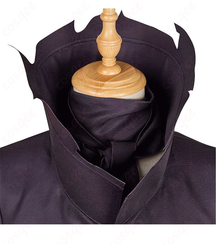 服の襟部分の装飾詳細 | ダンダダン 高倉健 変身 コスプレ衣装 襟装飾