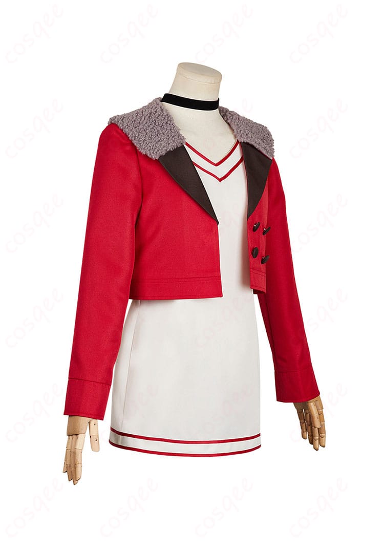 ダンダダン 綾瀬桃 コスプレ衣装 右側画像 - 完璧なシルエットで、キャラクターを再現