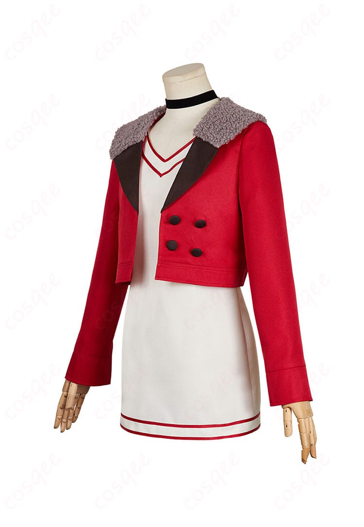 ダンダダン 綾瀬桃 コスプレ衣装 左側画像 - 細部までこだわったデザイン、フィット感も抜群