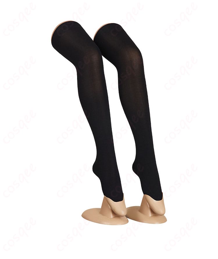 ダンダダン 綾瀬桃 コスプレ衣装 足元のソックスディテール - 精密な装飾で完璧なコスプレをサポート