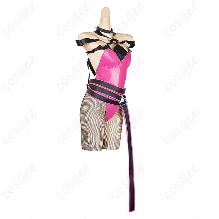 ストリートファイター ジュリ バニーVer. ダークセクシーな映えコスプレ衣装 - 3枚目の画像
