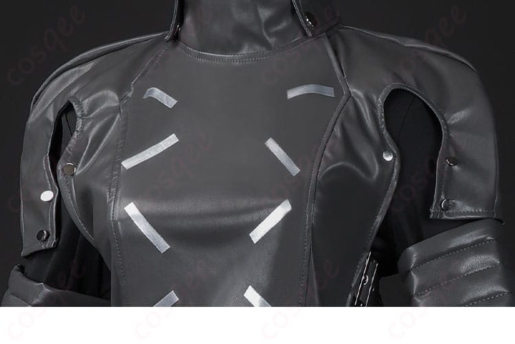 服装全体の装飾細部。ワンダーの怪盗姿を完璧に再現した衣装のディテールです。