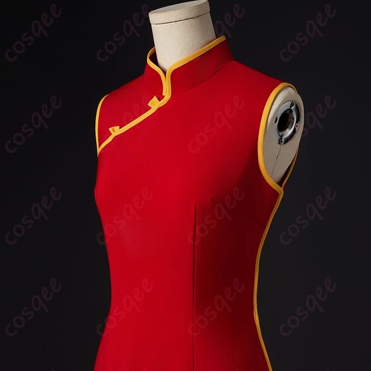 銀魂の神楽を軽やかに再現するチャイナドレス｜鮮烈な赤と動きやすさで撮影もイベントも快適 - 4枚目の画像