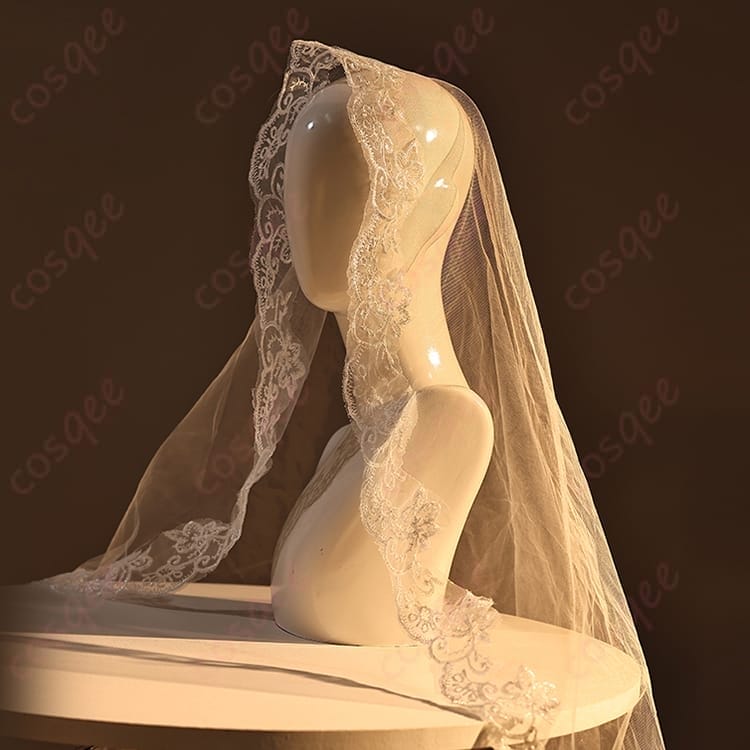 SAKAMOTO DAYS 大佛おさらぎ 黒ドレス＋ベール コスプレ衣装｜静かな気配が映えるダークエレガント - 4枚目の画像