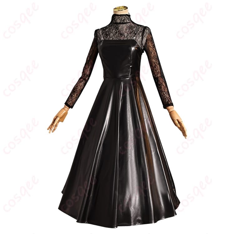 SAKAMOTO DAYS 大佛おさらぎ 黒ドレス＋ベール コスプレ衣装｜静かな気配が映えるダークエレガント - 2枚目の画像