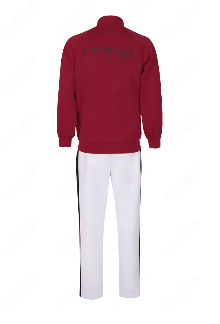 商品背面の写真。後ろ姿からも美しく再現された稲荷崎高校ジャージの特徴が見て取れる。