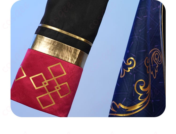 袖口装飾のディテール - 袖口部分の精巧な装飾、コスプレ衣装の細部まで完璧に再現