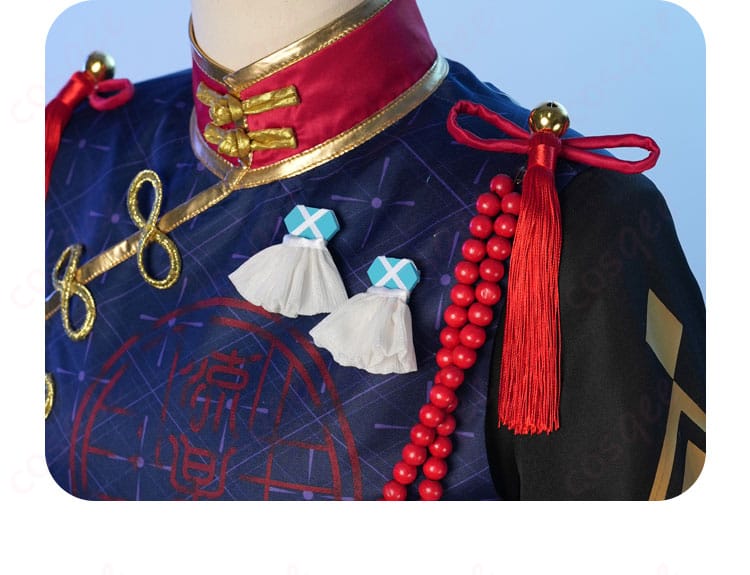 衣肩装飾のディテール - 衣肩部分の細かい装飾、ハロウィンコスプレ衣装の特徴