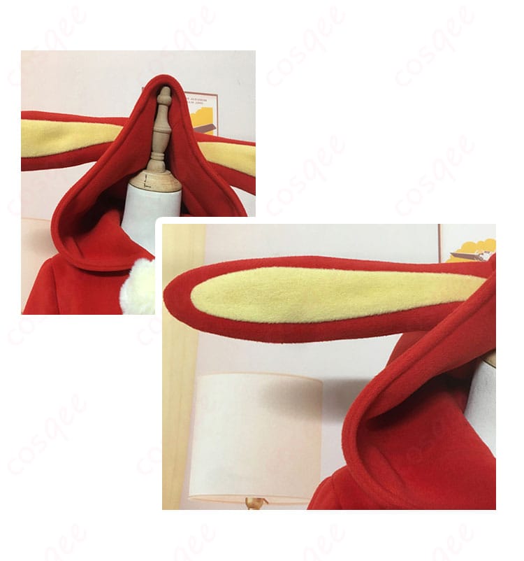 衣帽装飾の細部 – 木之本桜のコスチュームの可愛らしい衣帽装飾。細部までこだわりのデザイン。