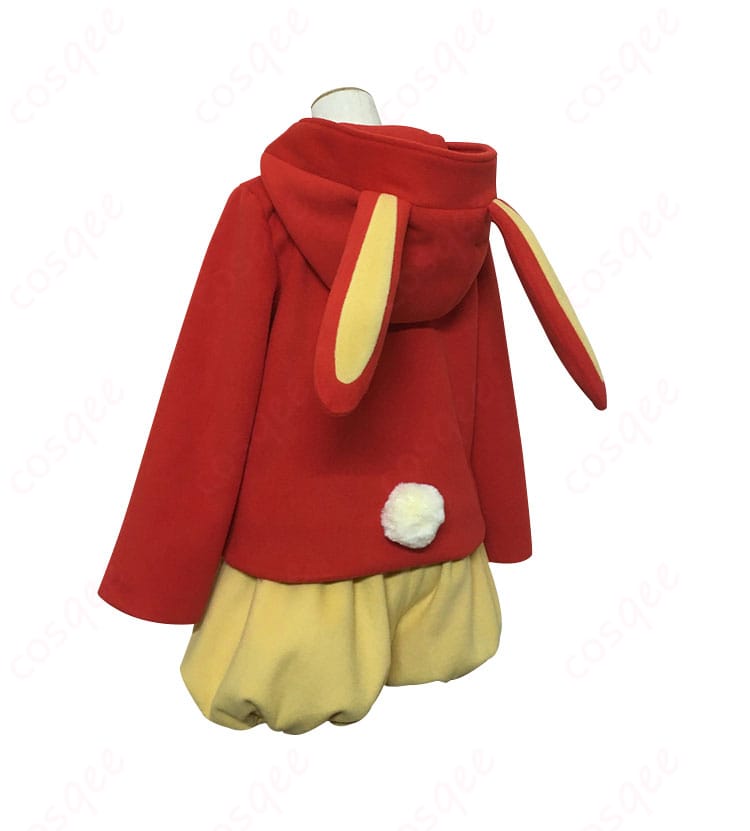 商品背面画像 – うさ耳バトルコスチュームの背面。高品質な仕上がりと素晴らしいディテールを確認。