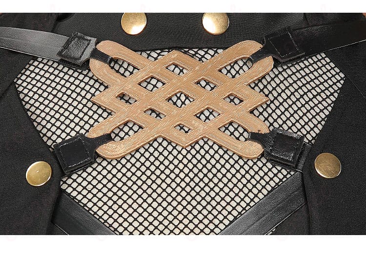 胸前装飾の詳細 - ロゴス コスプレ衣装 バンシー王政 胸飾りのデザイン