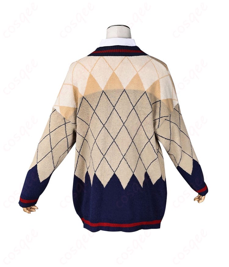 恋と深空 ホムラ コスプレ衣装の背面画像。衣装の背面のデザインや装飾をしっかりと確認できます。