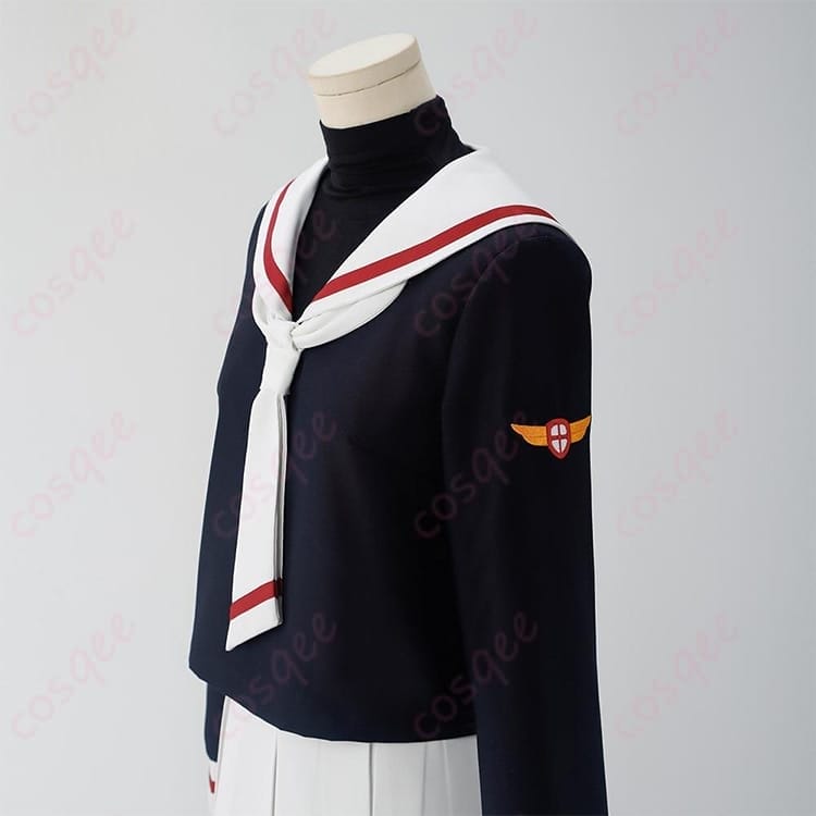 カードキャプターさくら 木之本桜＆大道寺知世 友枝小学校の冬制服コスプレで清楚に可愛く - 3枚目の画像