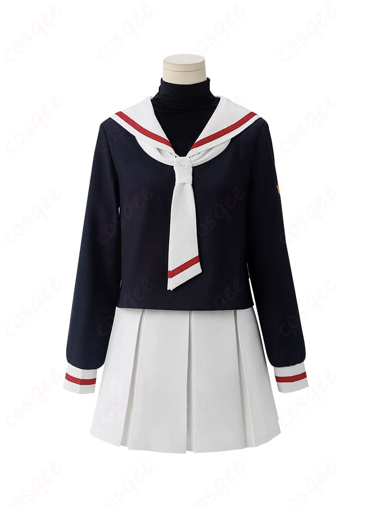 カードキャプターさくら 制服 コスプレ衣装 商品正面フルショット―忠実再現を確認