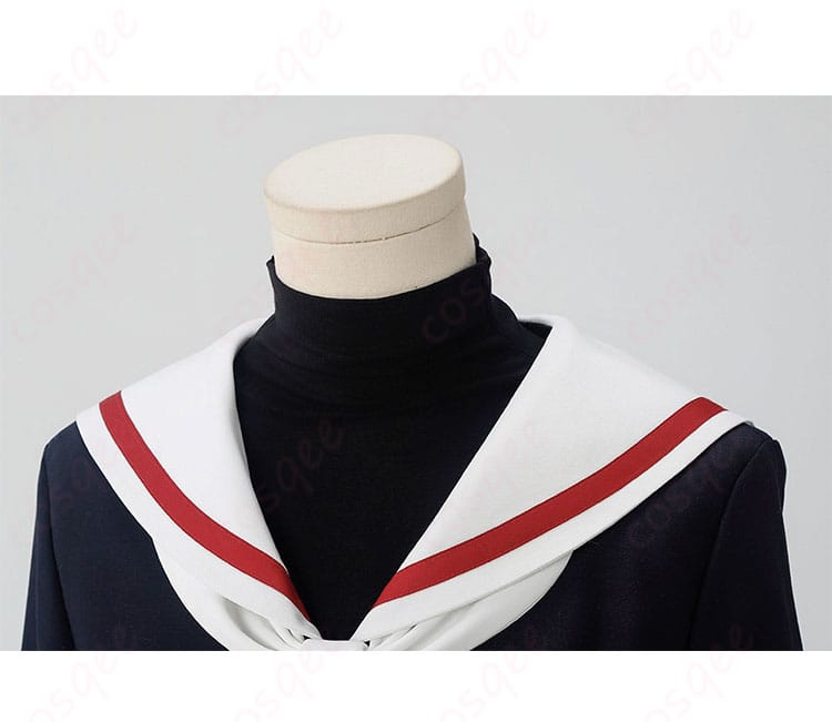 カードキャプターさくら コスプレ衣装 襟元刺繍ディテールアップ―高品質な縫製を実感