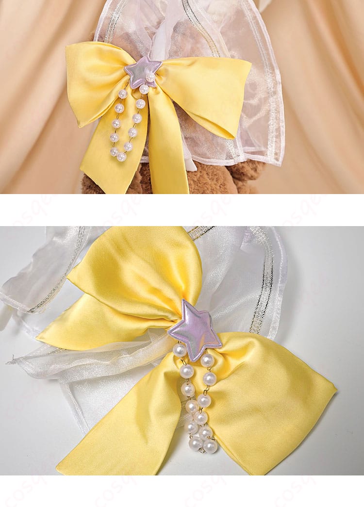 头饰的细节图。アニー・レスターのコスプレ衣装の髪飾り、キャラクターの特徴を完璧に再現。