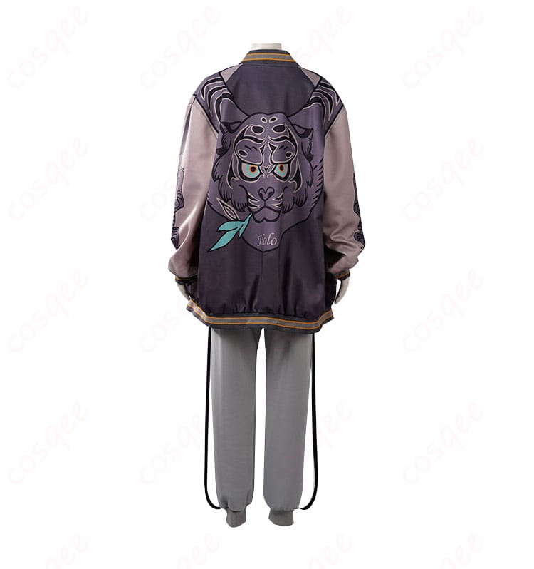 商品背面図。虎金妃笑虎のデビュー衣装を忠実に再現した背面のデザイン。