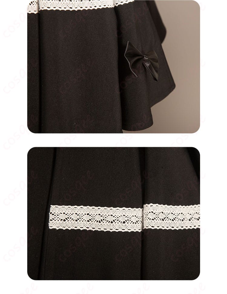 スカート装飾ディテール - ヨスガノソラ 春日野穹 冬服コスプレ衣装のスカート装飾の細部