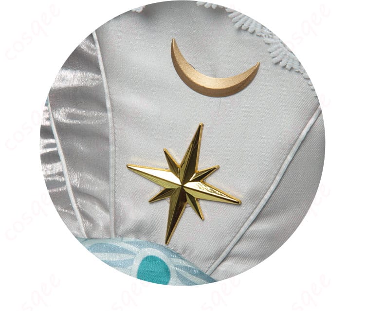 『第五人格』踊り子コスプレ衣装のウエスト部分に施された装飾、優雅な雰囲気を演出します。