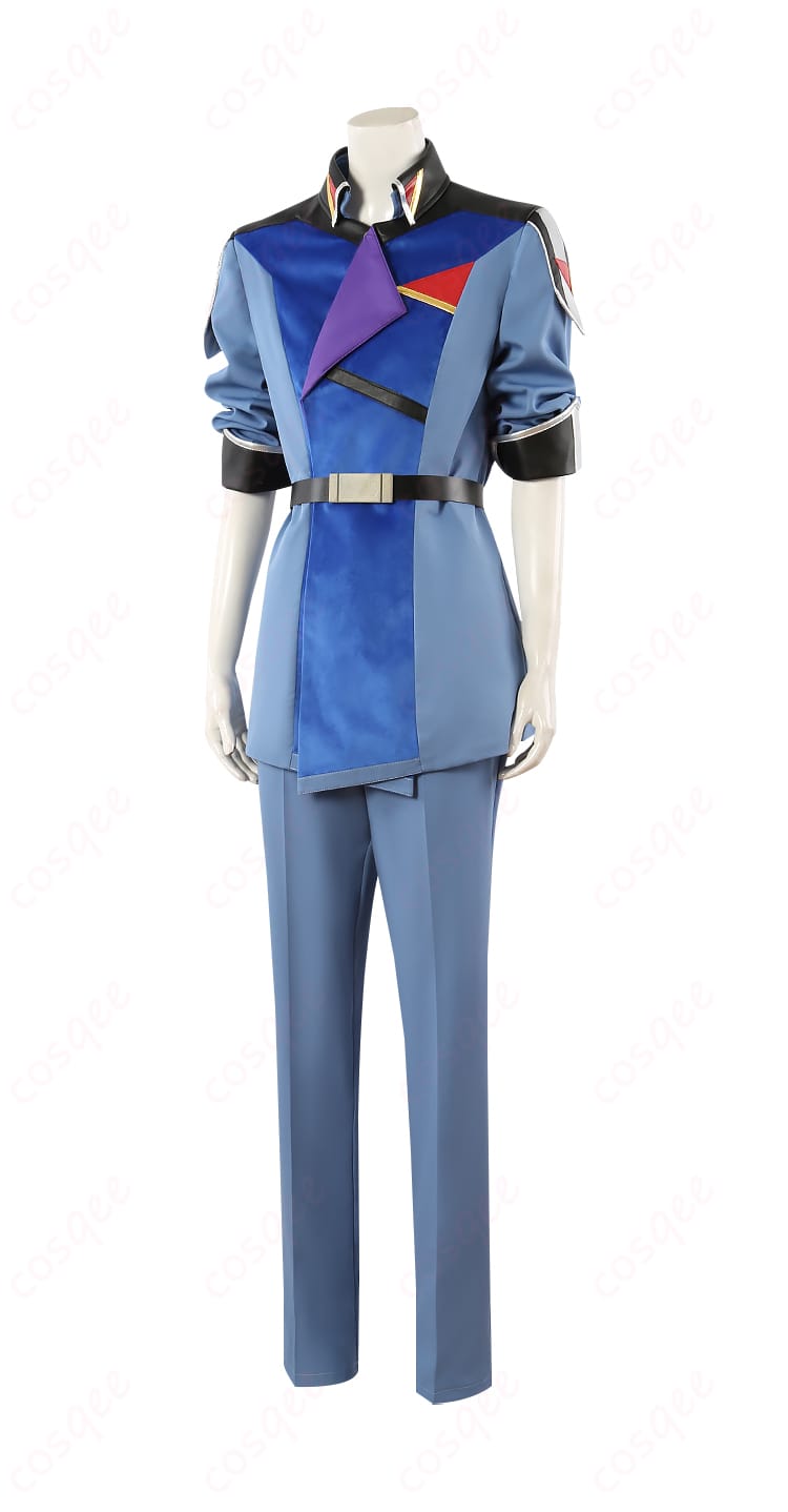 ムウ・ラ・フラガコスプレ衣装の左側のディテールを紹介。細部までこだわったデザインを確認できます。