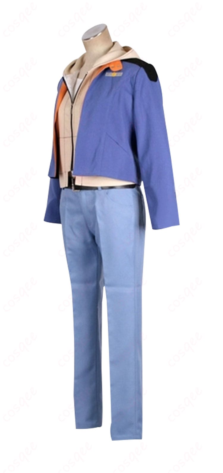 商品側面のコスプレ衣装。バナージ・リンクスのスタイルを忠実に再現。