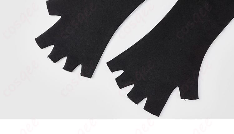 手袋の装飾細部。Fate/EXTRA Record遠坂凛コスプレ衣装の手袋の細部のデザイン。