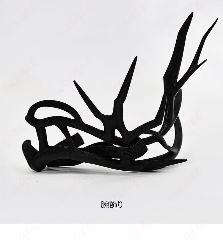 アークナイツ ロゴス コスプレ衣装 腕飾りの細部、キャラクターのアクセサリーを再現